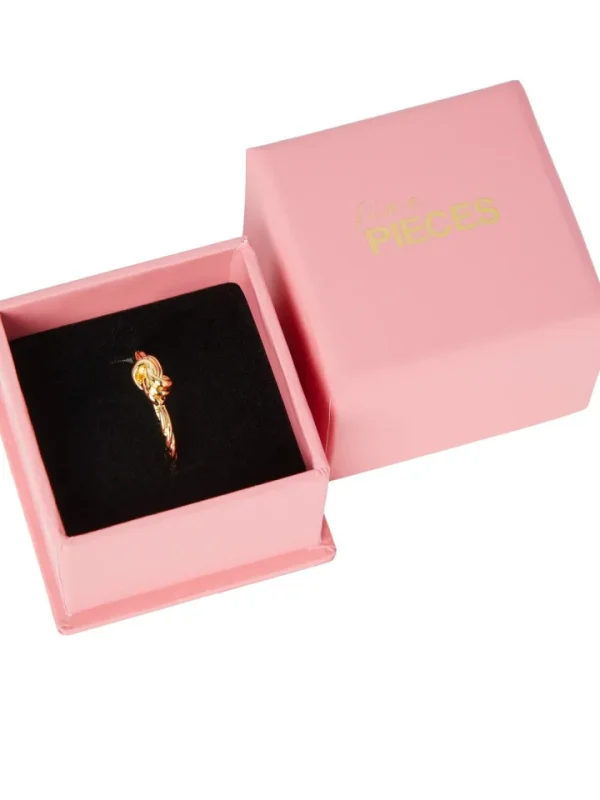 Pieces Jewellery<DONNA TWISTED KNOT RING (GOLD)