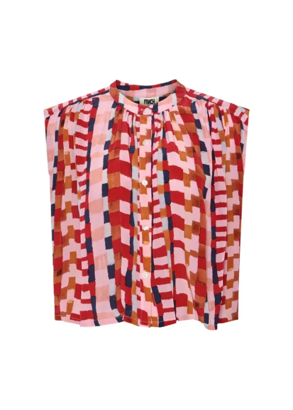 Frnch Shirts & Blouses<Edlyne Sleeveless Shirt (Multicolour)