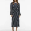 Vila Dresses<Elaine Midi Dress ( Blazer/Birch)