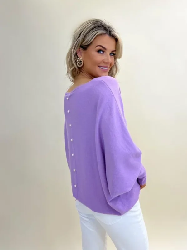Kate & Pippa Jumpers & Cardigans<Elba Jumper (Purple ) on