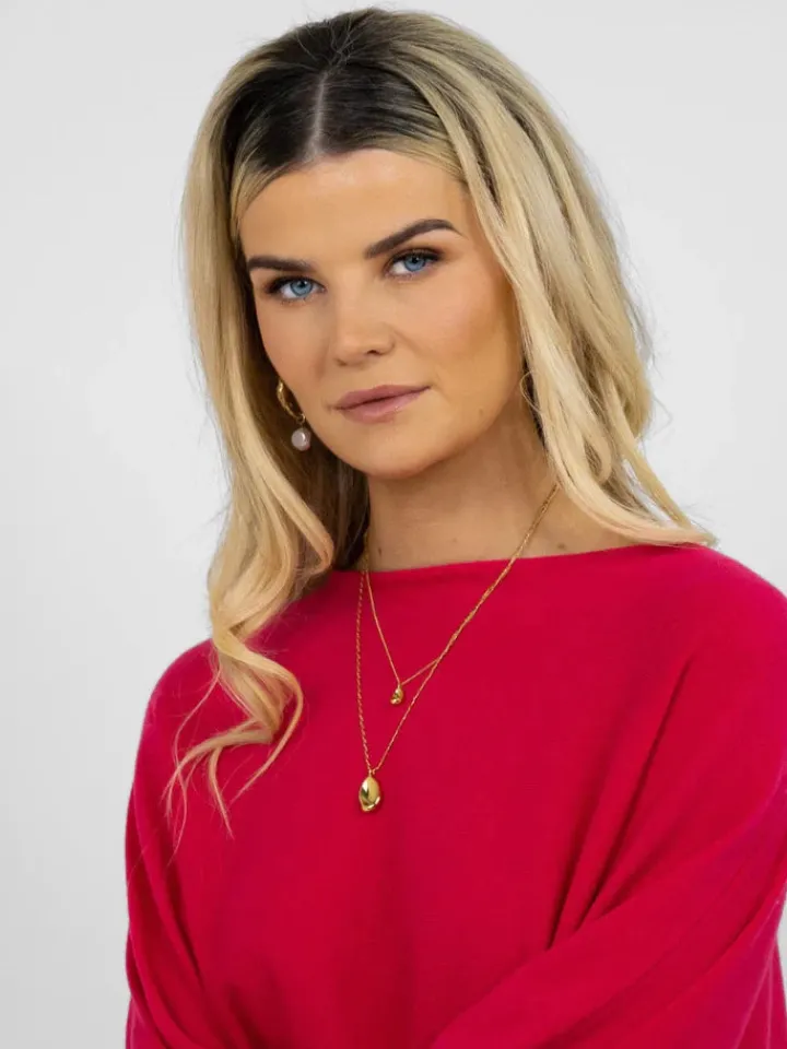 elba_jumper_raspberry_3.webp Kate & Pippa Jumpers & Cardigans<ELBA JUMPER (RASPBERRY)