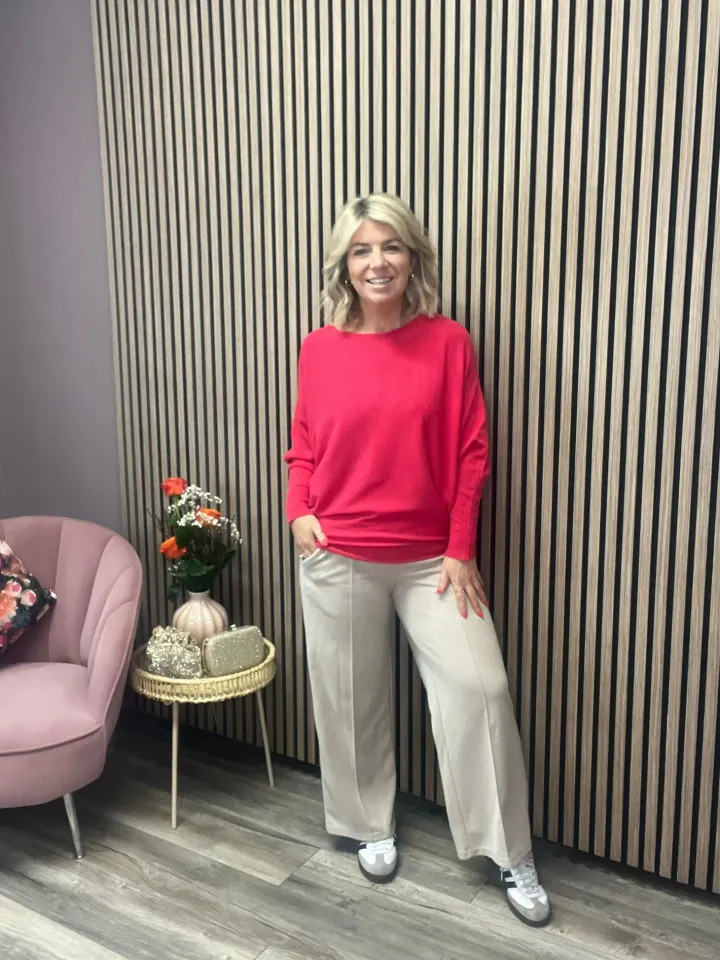 elba_jumper_raspberry_5.webp Kate & Pippa Jumpers & Cardigans<ELBA JUMPER (RASPBERRY)