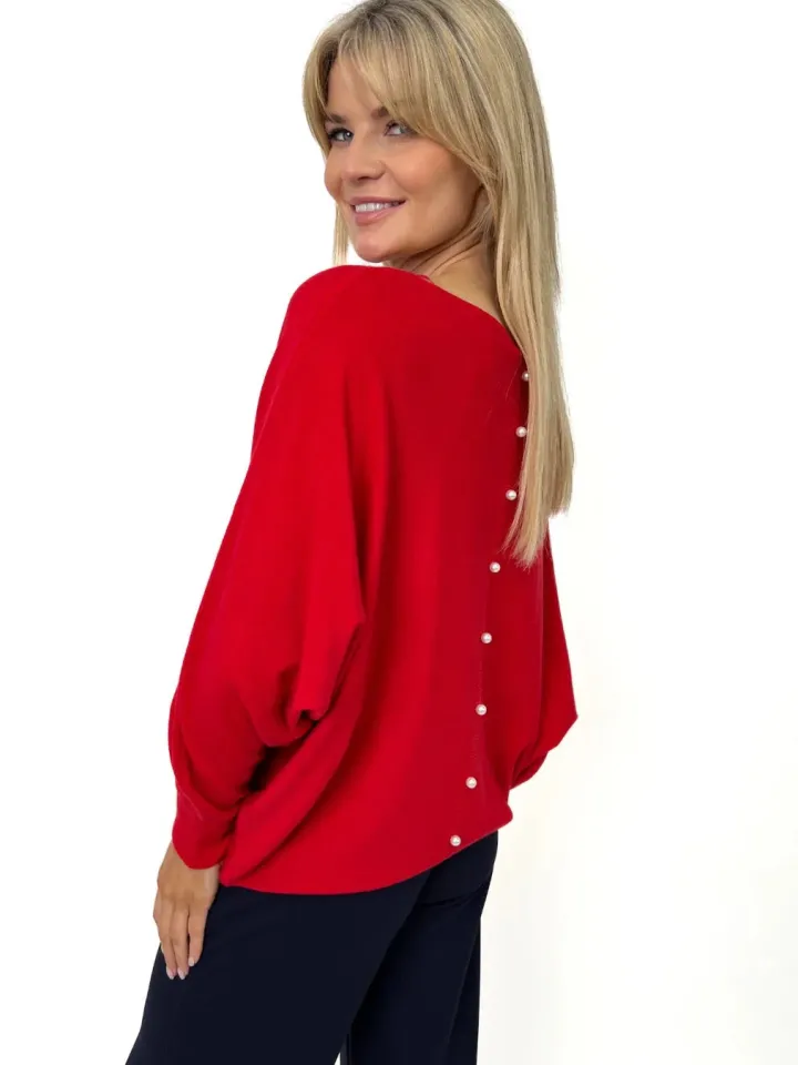 elba_jumper_red_0.webp Kate & Pippa Jumpers & Cardigans<Elba Jumper
