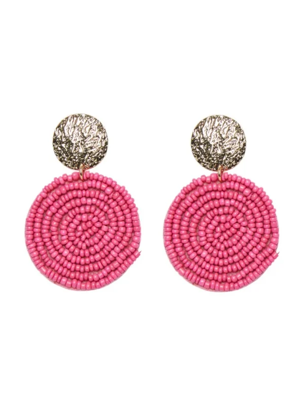 Pieces Jewellery<Elinda Earrings (Pink)