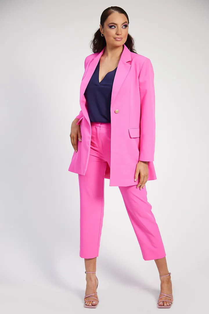 ellen_blazer_pink_5.webp Oh Molly Occasionwear<Ellen Blazer (Pink)