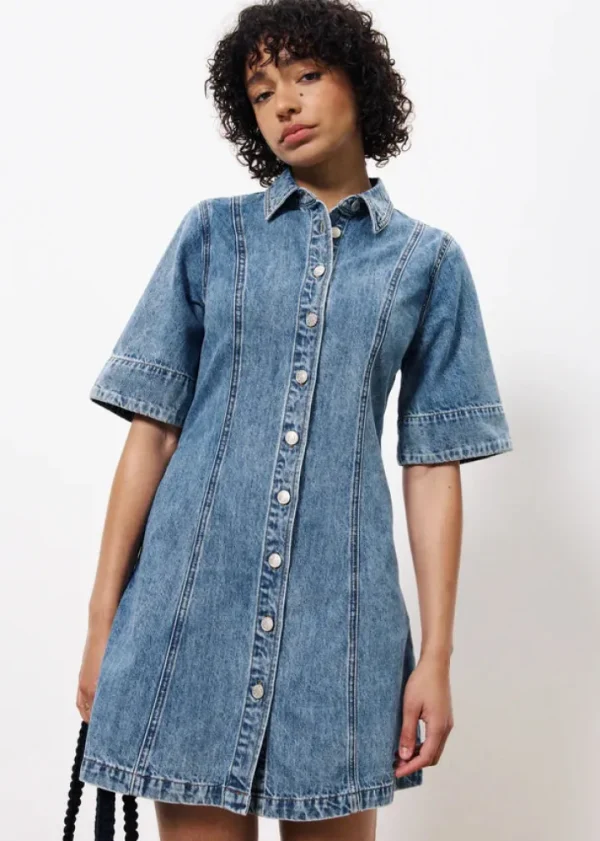 Frnch Dresses<Ellyne Denim Dress