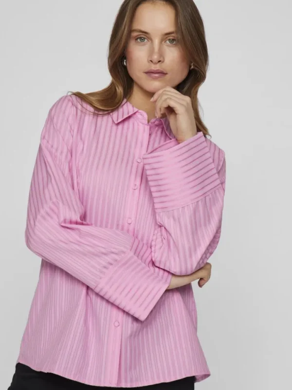 Vila Shirts & Blouses<Elma Striped Shirt (Bonbon)