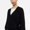 Object Jumpers & Cardigans<Ena Wrap Cardigan (Black)