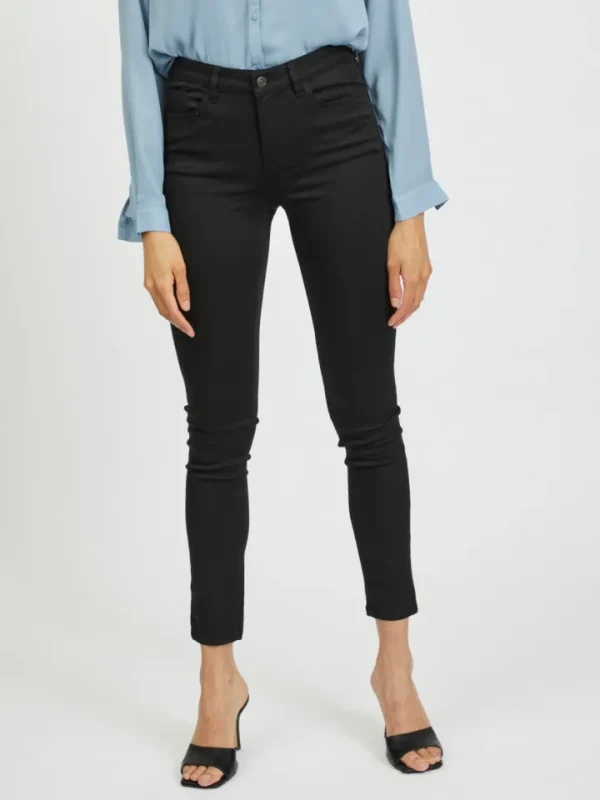 Vila Jeans<Erin Skinny Jeans (Black)