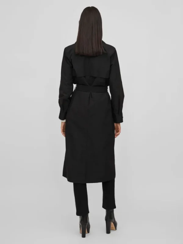 Vila Coats<Ersin Long Trench Coat (Black)