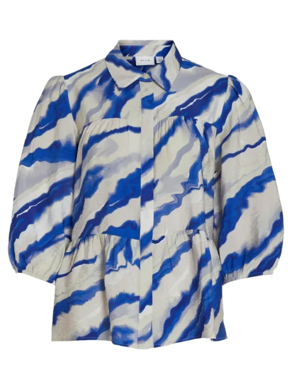 Vila Shirts & Blouses<ESA 3/4 SLEEVE SHIRT (GREY VIOLET)