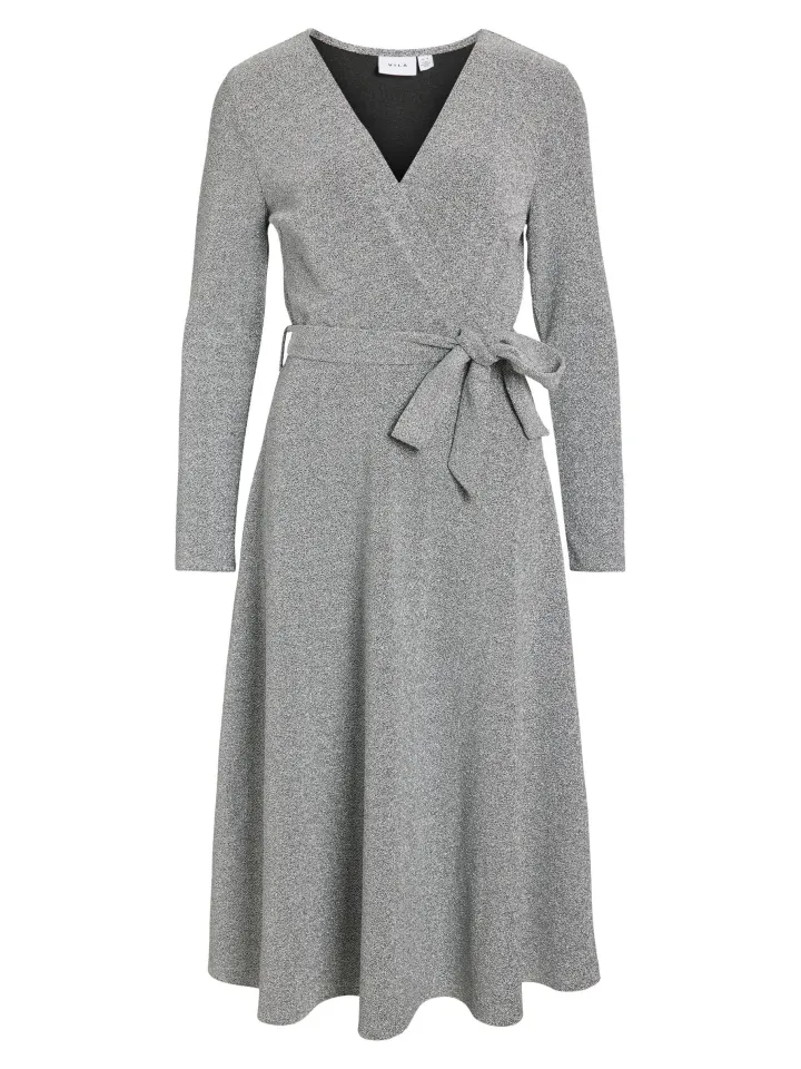 eva_ls_wrap_detail_midi_d_3.webp Vila Occasionwear<EVA L/S WRAP DETAIL MIDI DRESS (SILVER)