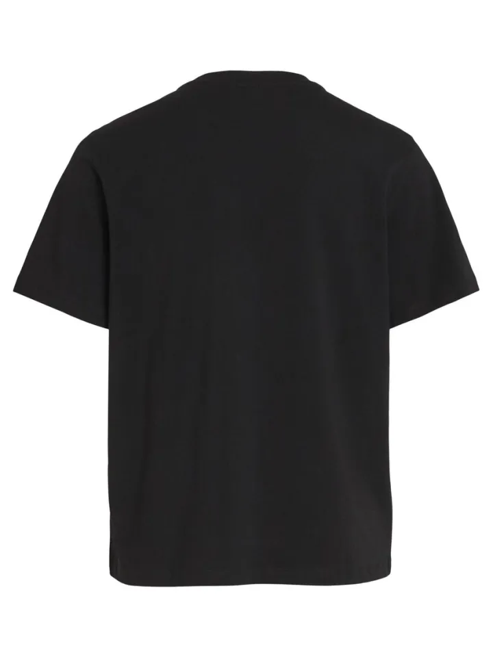 face_printed_cotton_tshir_7.webp Vila T-Shirts<FACE PRINTED COTTON T-SHIRT (BLACK)