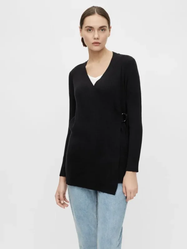 Object Jumpers & Cardigans<Fae Knit Cardigan (Black)