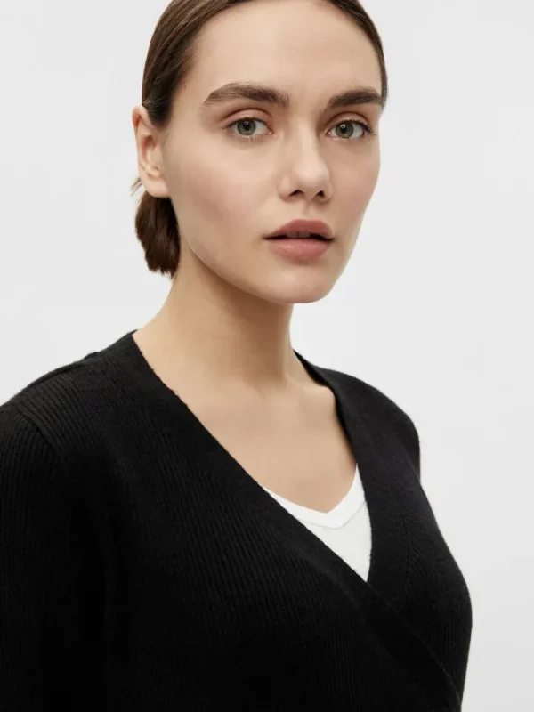 Object Jumpers & Cardigans<Fae Knit Cardigan (Black)
