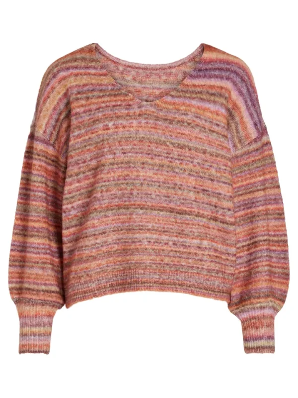 Vila Jumpers & Cardigans<GENA JUMPER (BEET RED/MULTI)