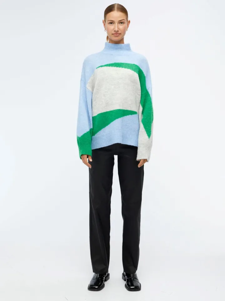 geromin_jumper_serenity_l_2.webp Object Jumpers & Cardigans<Geromin Jumper (Serenity Light grey/fern green)