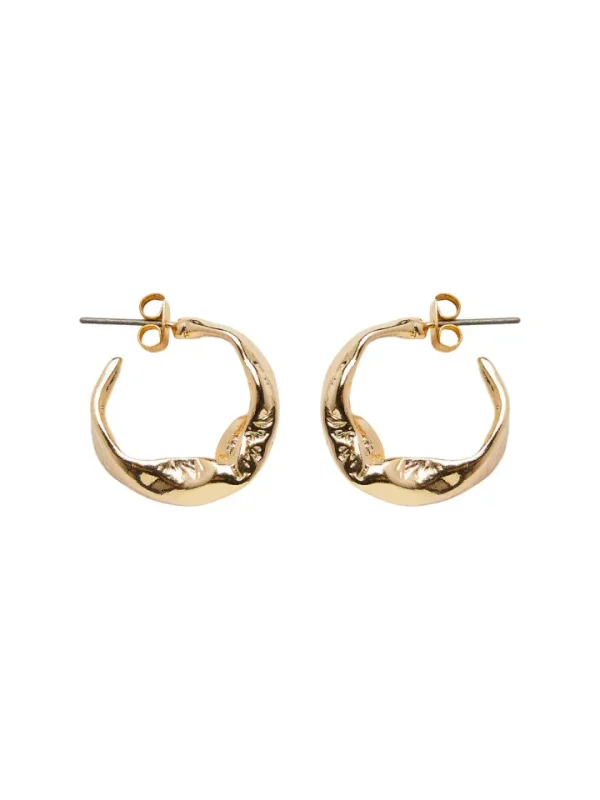 Pieces Jewellery<GIA HOOP EARRINGS (GOLD)