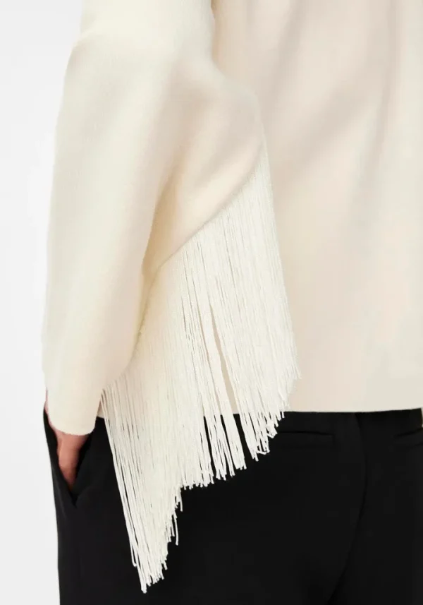 Yas Jumpers & Cardigans<Gina Fringe Jumper (Birch)
