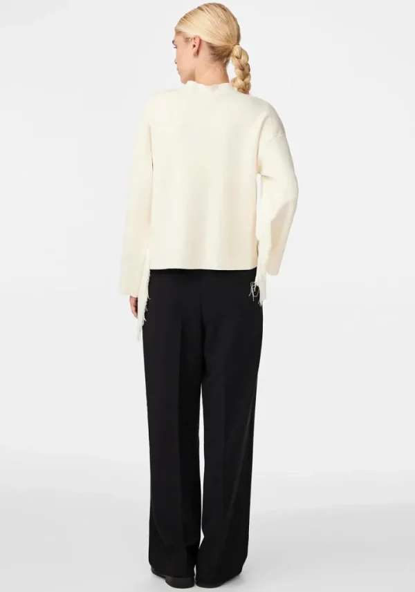 Yas Jumpers & Cardigans<Gina Fringe Jumper (Birch)