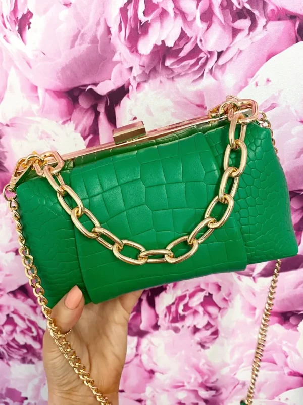 Wsl 1 Bags & Purses<Green and Gold Crossbody Handbag