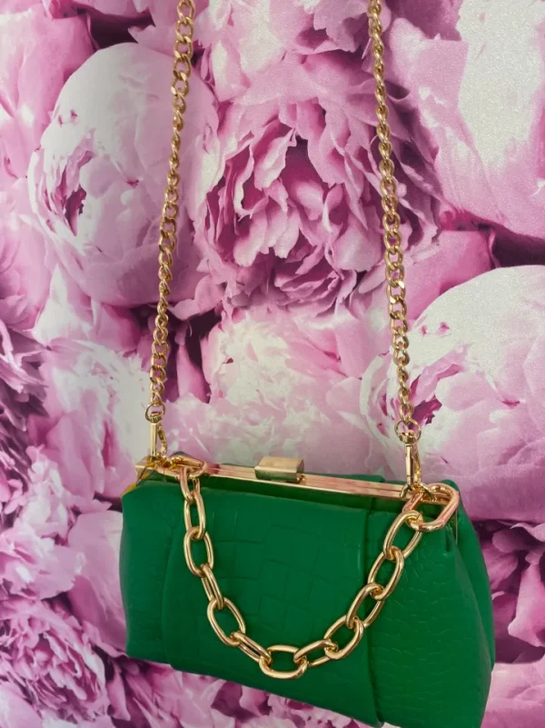 Wsl 1 Bags & Purses<Green and Gold Crossbody Handbag