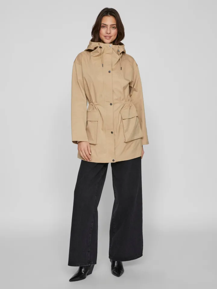 haran_ls_parka_jacket_cor_0.webp Vila Jackets<HARAN L/S PARKA JACKET (CORNSTALK)
