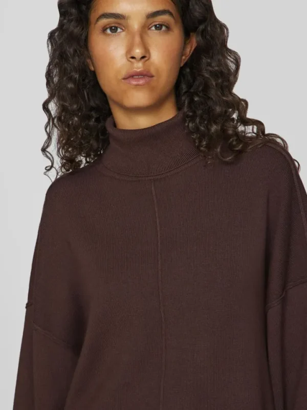 Vila Jumpers & Cardigans<Harper Rollneck Jumper (Coffee Bean)