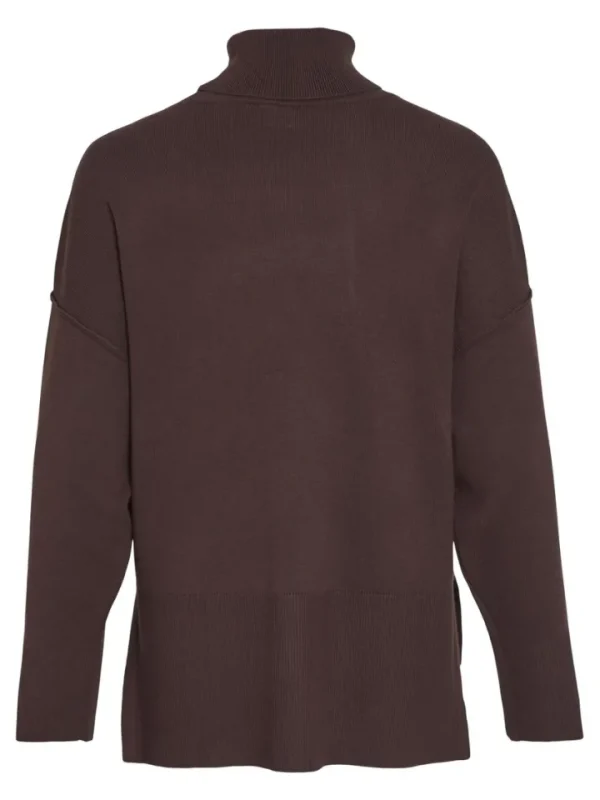 Vila Jumpers & Cardigans<Harper Rollneck Jumper (Coffee Bean)