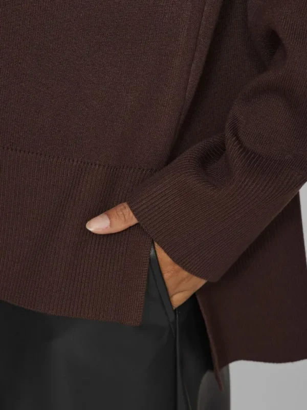 Vila Jumpers & Cardigans<Harper Rollneck Jumper (Coffee Bean)