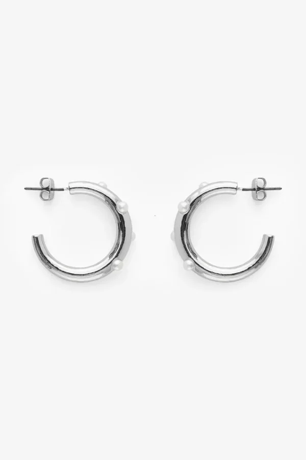 Pieces Jewellery<Henna Hoop Earring (Silver)