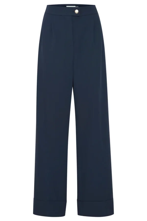 Ichi Pants<HILDY WIDE LEG TROUSERS (TOTAL ECLIPSE)