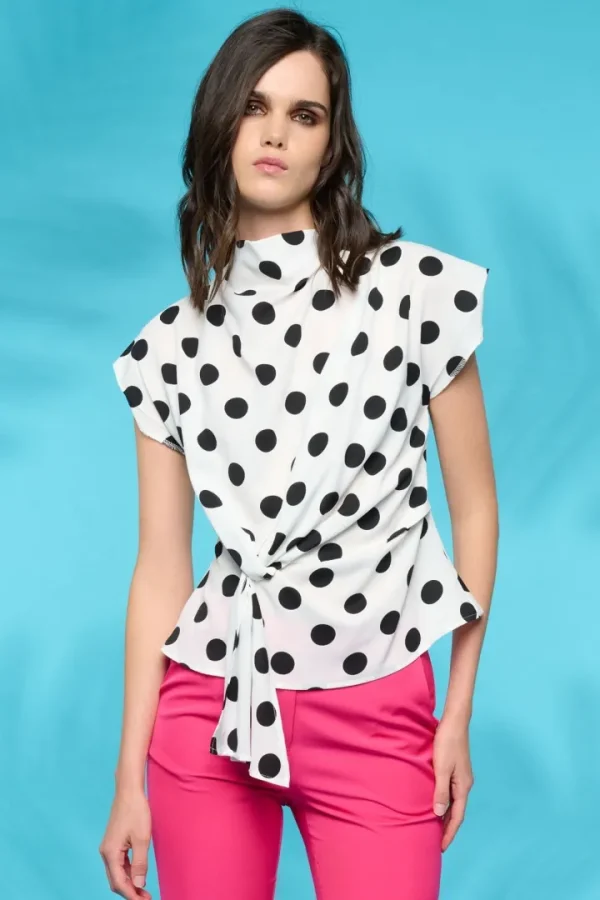 Minueto Shirts & Blouses<Holly Top (White/Black)