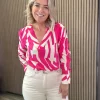 Vila Shirts & Blouses<Ido V-Neck Top (Cabaret/Birch)