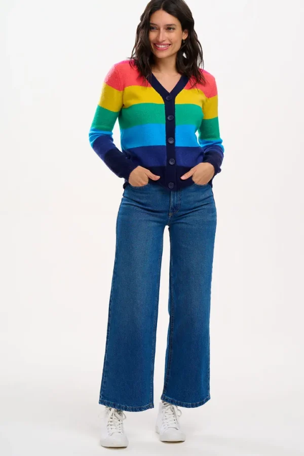 Sugarhill Jumpers & Cardigans<Izzy Cardigan (Rainbow Stripes)