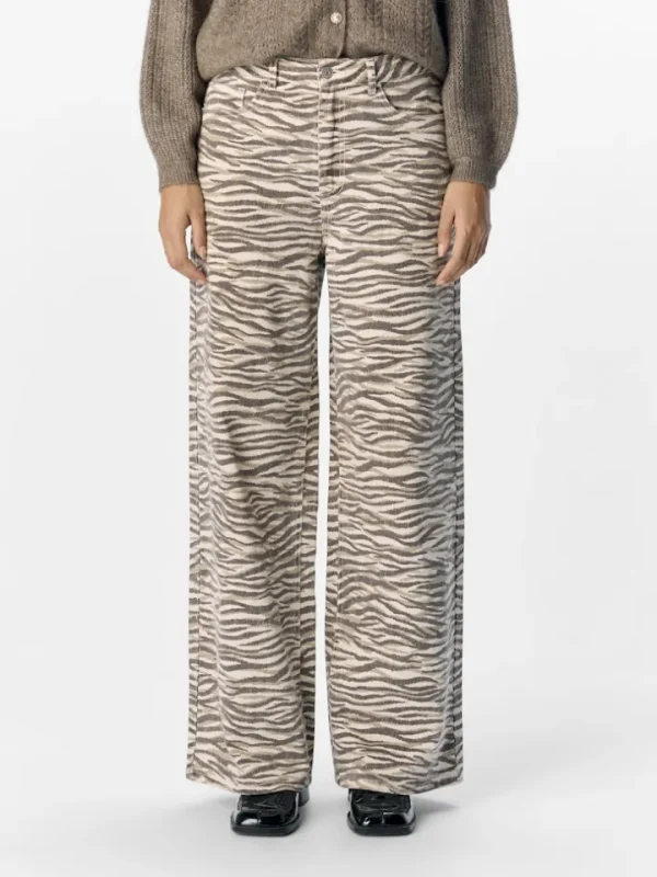 Object Jeans<Jacinta High Waisted Jeans (Sandshell/Zebra)