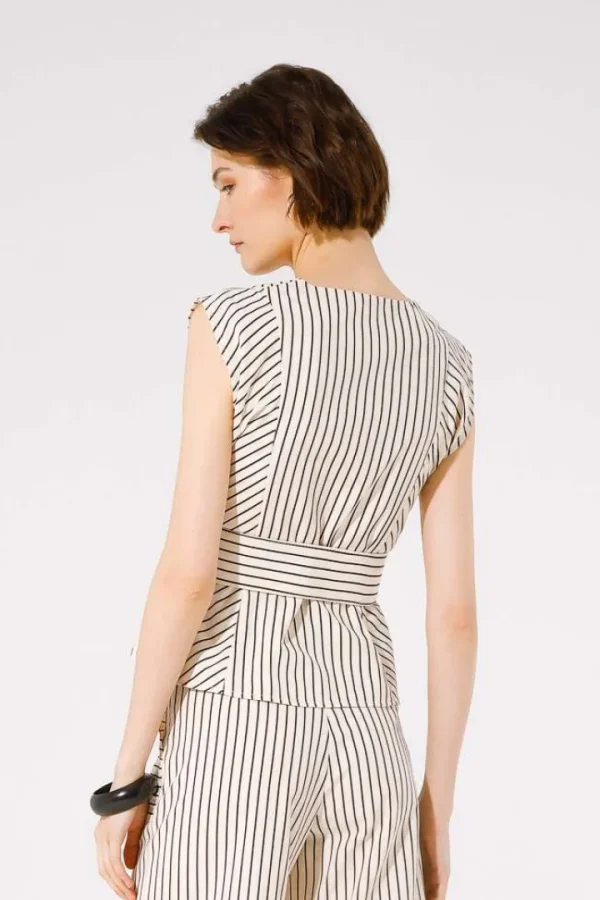 GoaGoa Co-Ords<Jambo Belted Top (/Black Stripe)