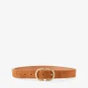 Pieces Belts<Jess Suede Belt (Cognac)