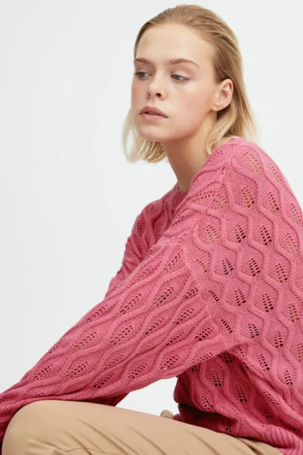 Ichi Jumpers & Cardigans<Jimmy Jumper (Chateau Rose)