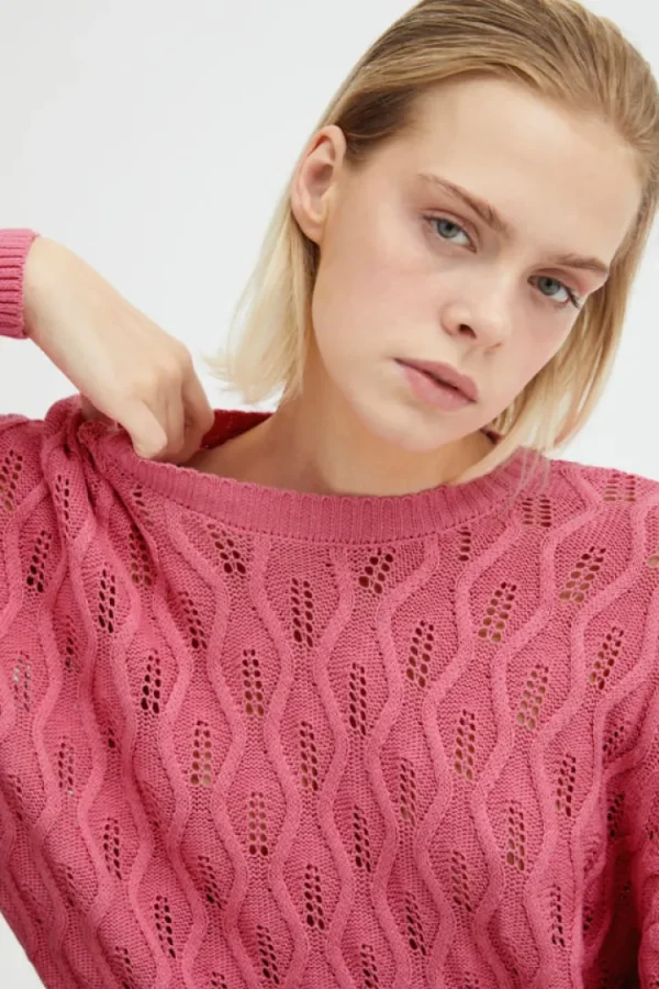 Ichi Jumpers & Cardigans<Jimmy Jumper (Chateau Rose)