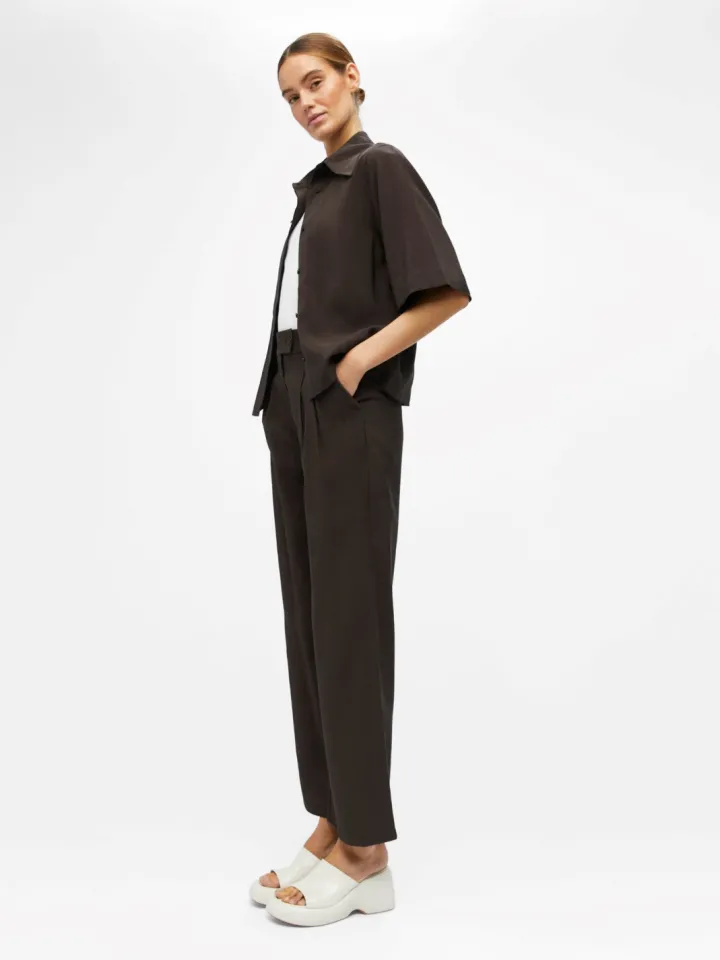 jo_high_waisted_trousers__0.webp Object Pants<Jo High Waisted Trousers (Java)
