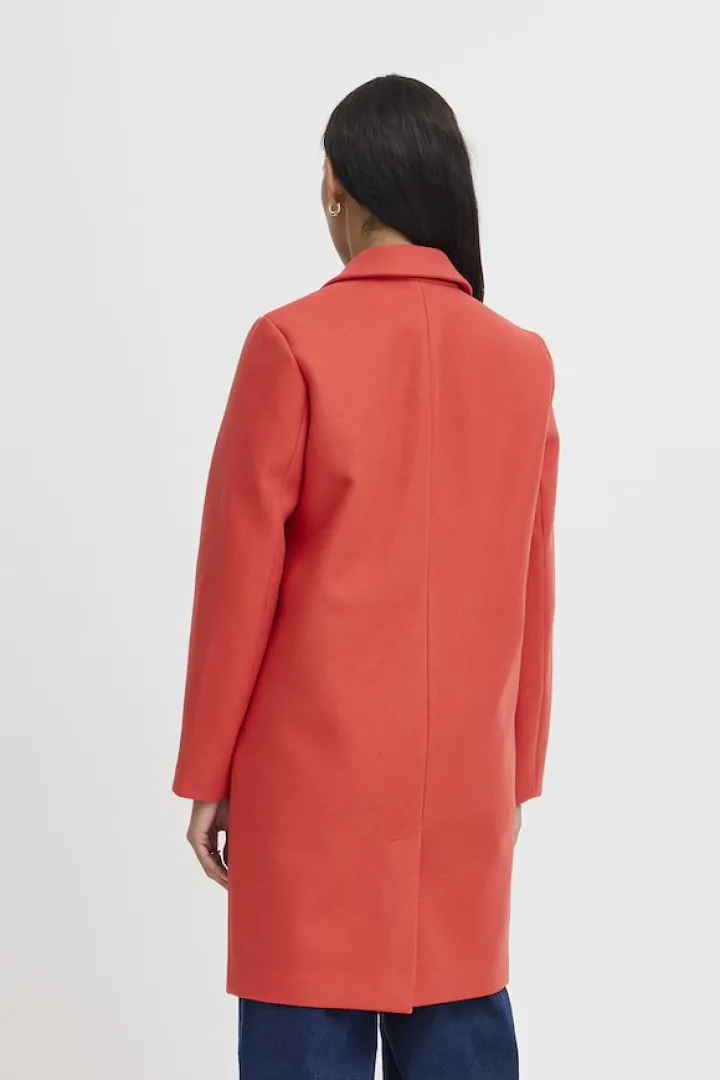 juliette_coat_cranberry_2.webp Ichi Coats<Juliette Coat