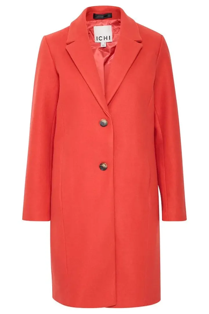 juliette_coat_cranberry_4.webp Ichi Coats<Juliette Coat