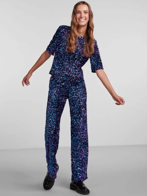 Pieces Occasionwear<Kam Sequin Top (Multi)