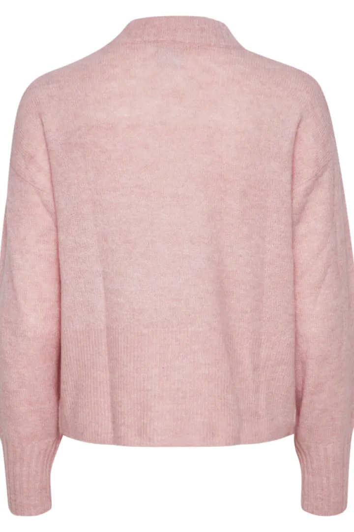 kamara_jumper_pink_1.webp Ichi Jumpers & Cardigans<Kamara Jumper (Pink)