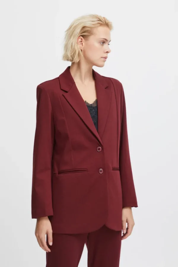 Ichi Blazers<KARLA OVERSIZED BLAZER (PORT ROYALE)