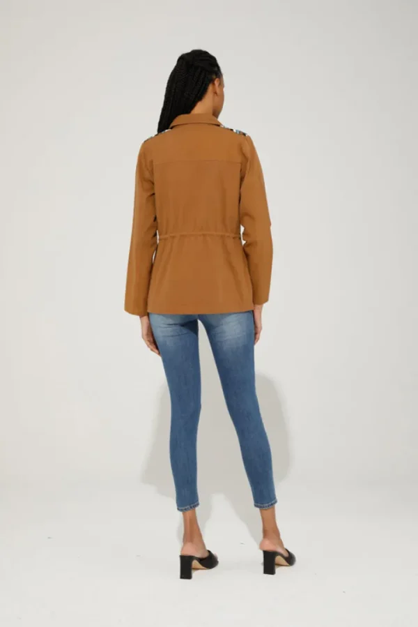 GoaGoa Jackets<Kate Embellished Jacket (Brown)