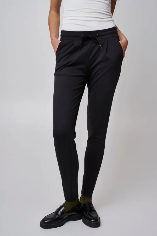 Ichi Pants<Kate Long Jersey Joggers (Black)