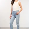 Rant & Rave Jeans<KEILE MOM JEANS REGULAR LEG (LIGHT BLUE)