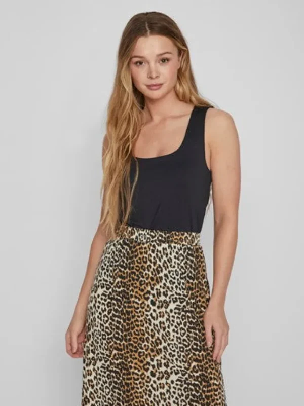 Vila Camis & Vests<Kennza O-Neck Tank Top (Black)